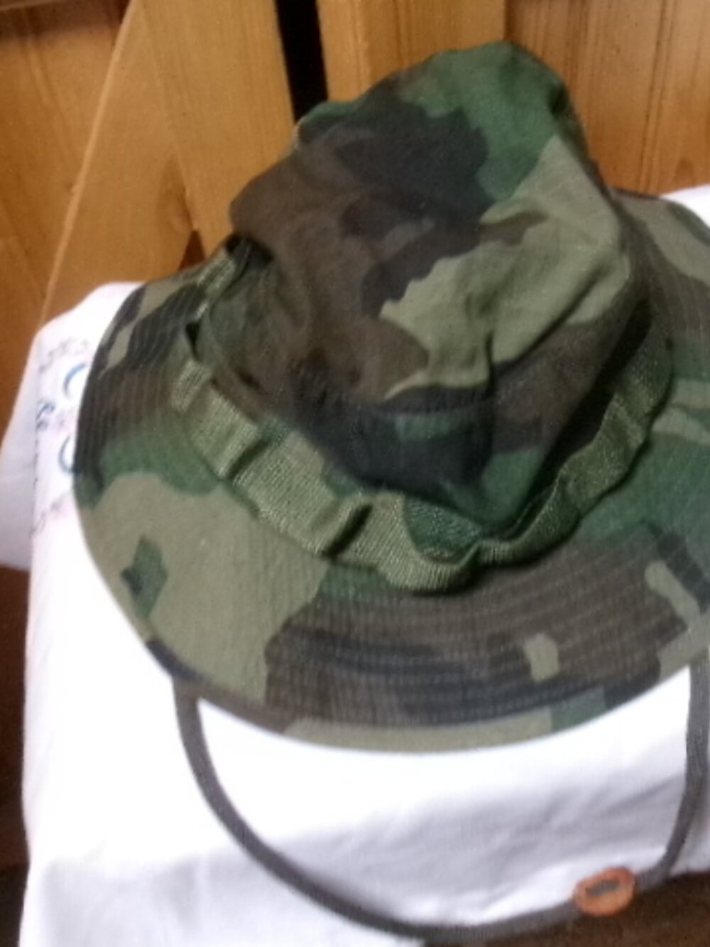 Vtg Army military issued boonie jungle hat vietnam era 1977 very good vintag